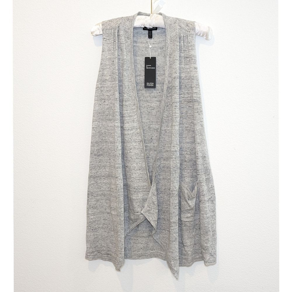 Eileen Fisher 100% Organic Linen Vest